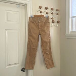 Levi's - 724 High Rise Straight Crop - Khaki Brown - 26